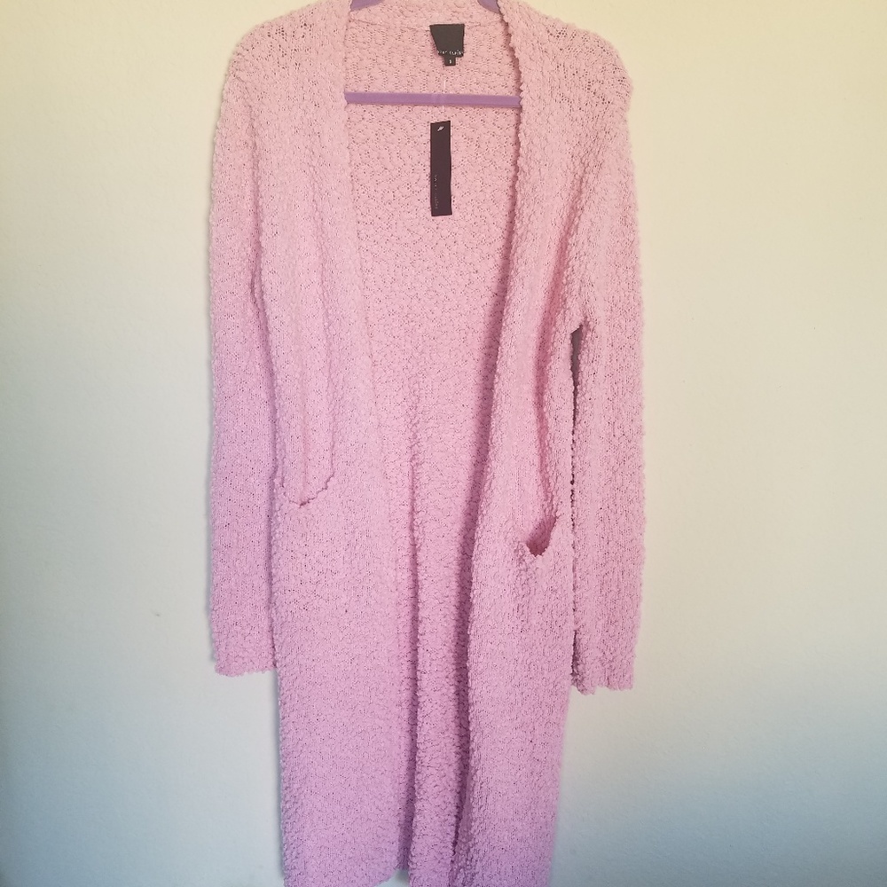 Pink Popcorn Cardigan